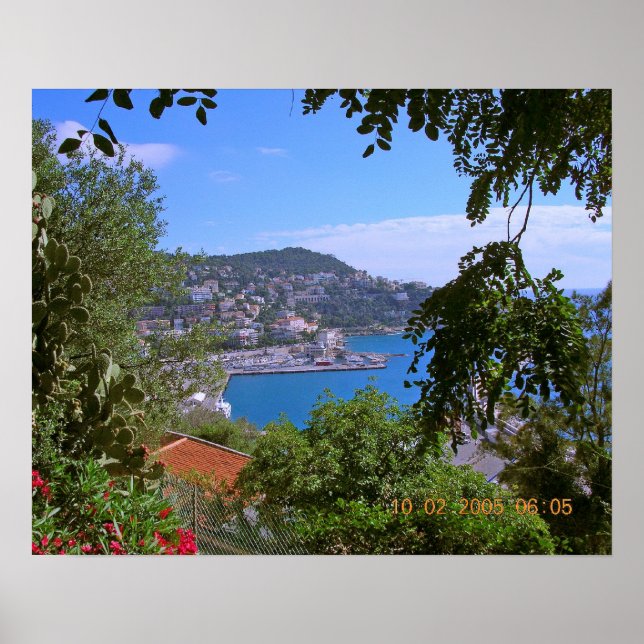 Póster Puerto de Niza, Francia (Frente)