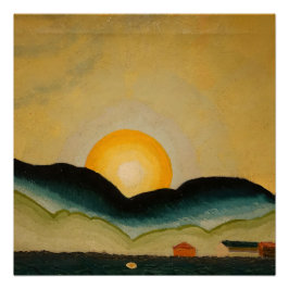 Póster Puerto de Northport (1929) Arthur Dove