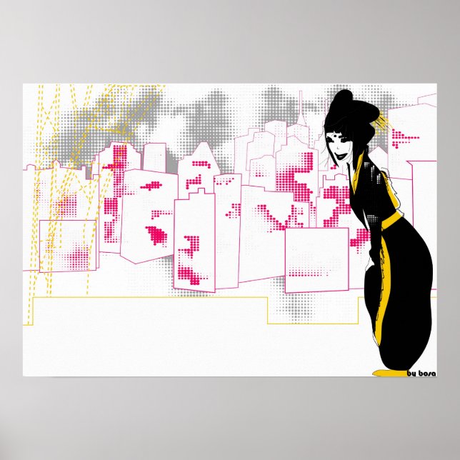 Póster Puerto de Queensboro (Frente)