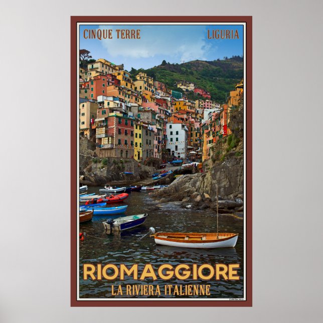 Póster Puerto de Riomaggiore (Frente)