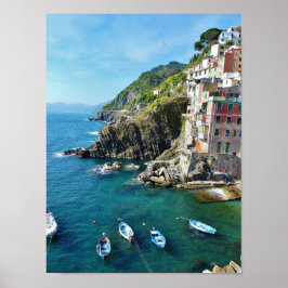 Póster Puerto de Riomaggiore
