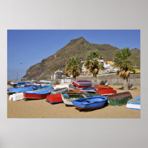 Póster Puerto de San Andrés en Tenerife