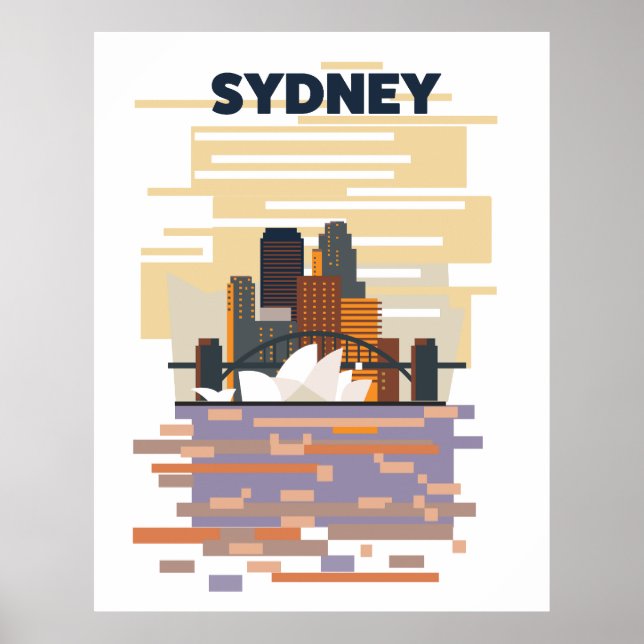 Póster Puerto de Sydney (Frente)