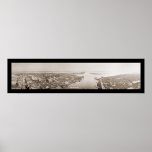 Póster Puerto de Tampa, FL Enorme Foto 1914