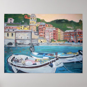 Póster Puerto de Vernazza, Poster de Cinque Terre