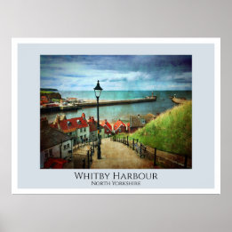 Póster Puerto de Whitby desde 1995
