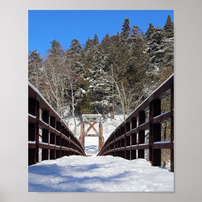 Póster Puerto del Río Negro, la península superior de Mic (Frente)