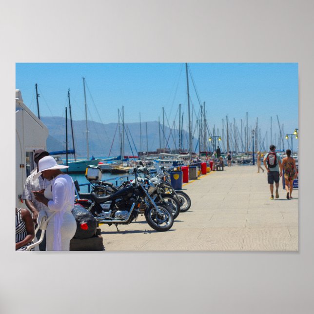 Póster Puerto deportivo urbano de Simon Puerto de Sudáfri (Frente)