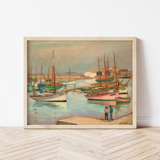 Póster Puerto en la isla de Yeu | Henri Lebasque (Subido por el creador)