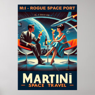 Póster Puerto espacial Martini Space Travel: Poster Rogue
