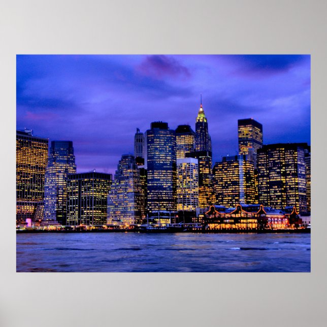 Póster Puerto marítimo de South Street (Frente)