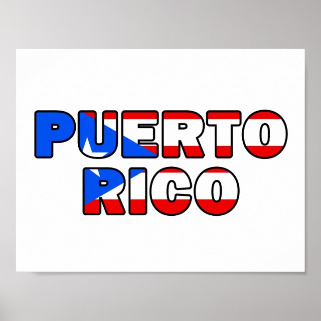 Póster Puerto Rico (Frente)