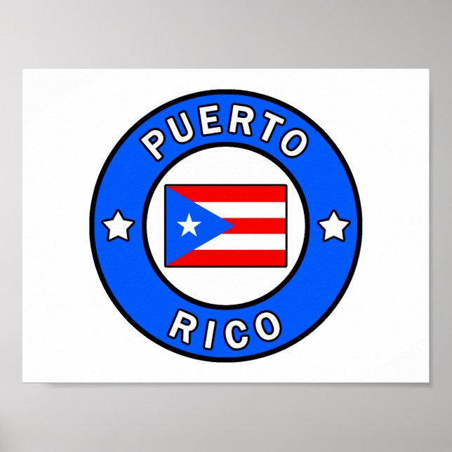Póster Puerto Rico (Frente)