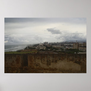 Póster Puerto Rico by the Sea