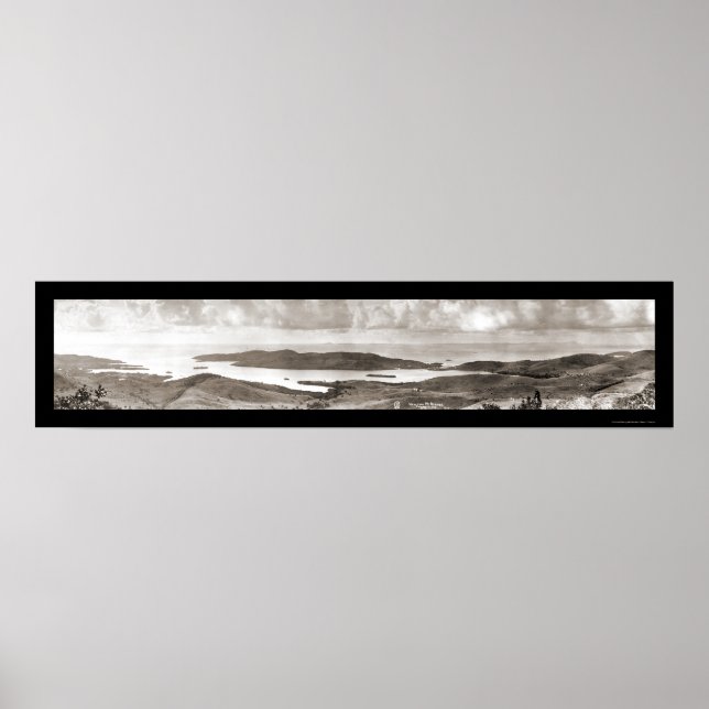 Póster Puerto Rico Culebra Photo 1914 (Frente)