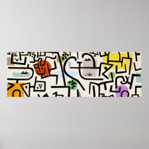 Póster Puerto Rico de Paul Klee 