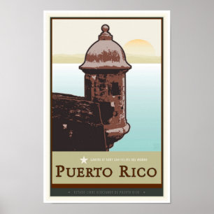 Póster Puerto Rico I