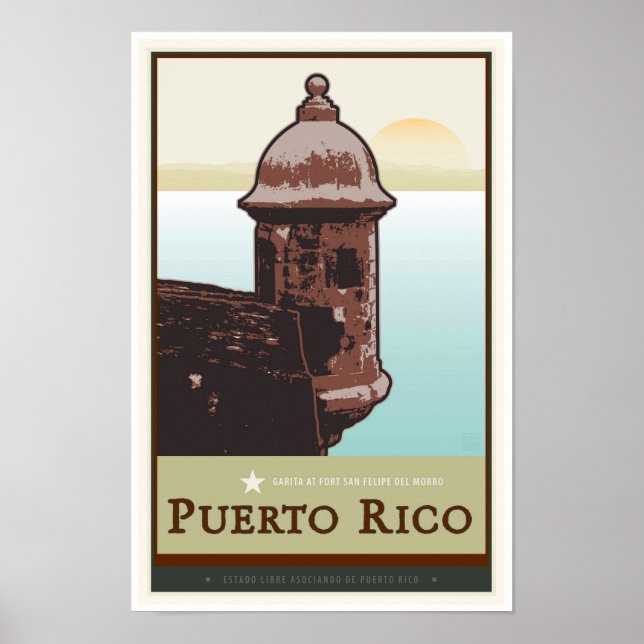 Póster Puerto Rico I (Frente)