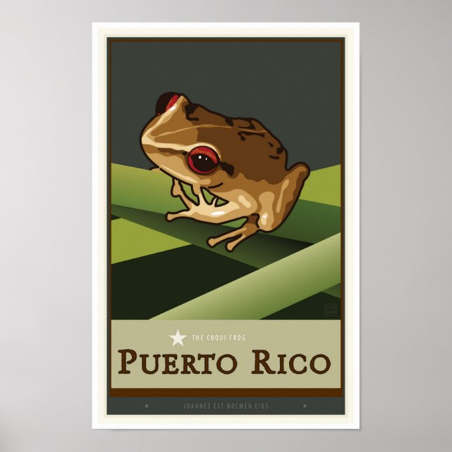 Póster Puerto Rico II (Frente)