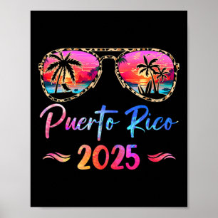 Póster Puerto Rico Vacation 2025 Grupo de Familias Compar