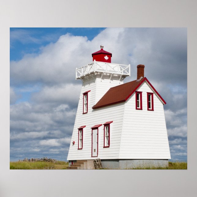 Póster Puerto Rústico, Isla del Príncipe Eduardo. (Frente)