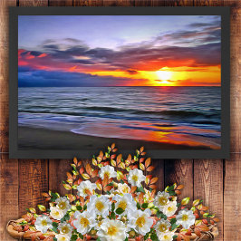 Póster Puerto Sunset 1739 Art Print