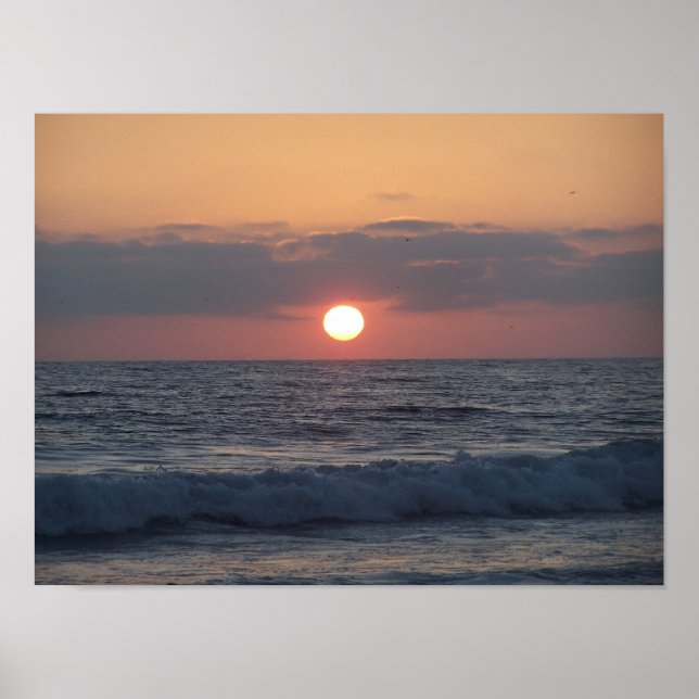 Póster puesta de sol (Frente)