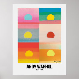 Póster Puesta de sol