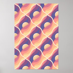 Póster Puesta de sol boho