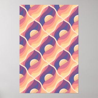 Póster Puesta de sol boho