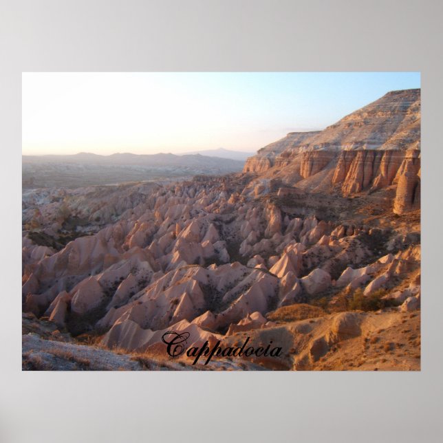 Póster Puesta de sol de Cappadocia (Frente)