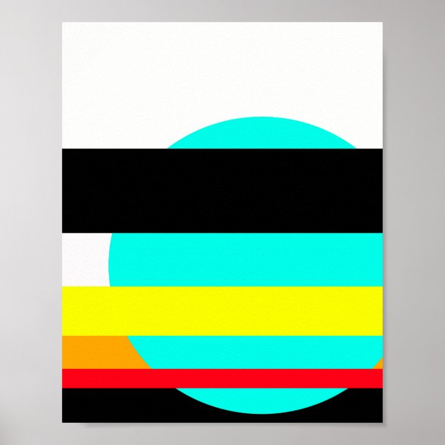 Póster Puesta de sol de Marte (Frente)