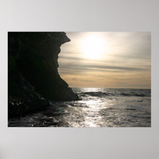 Póster Puesta de sol de Santa Cruz