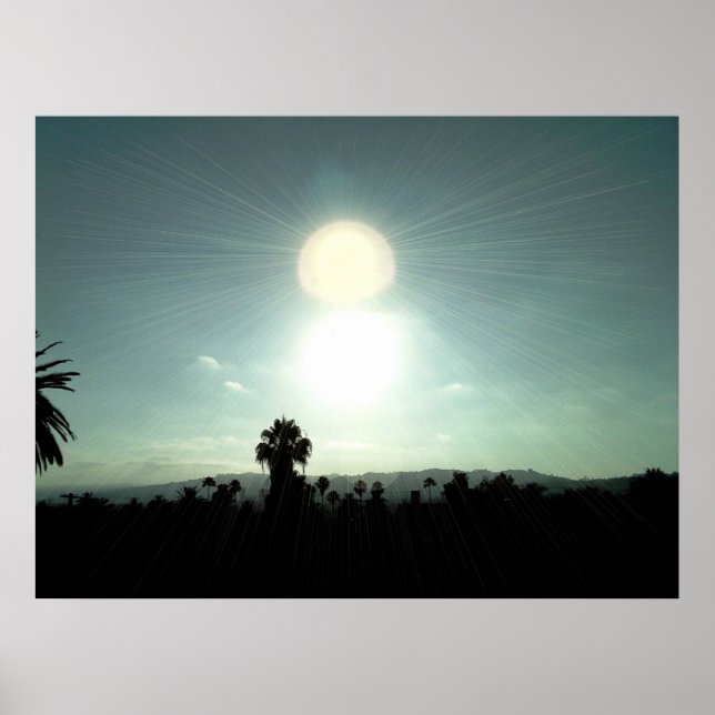 Póster Puesta de sol de Silverlake (Frente)