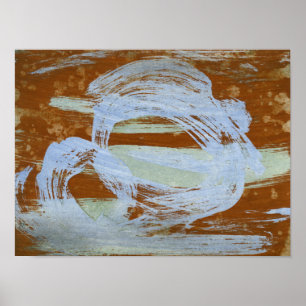 Póster Puesta de sol del puerto