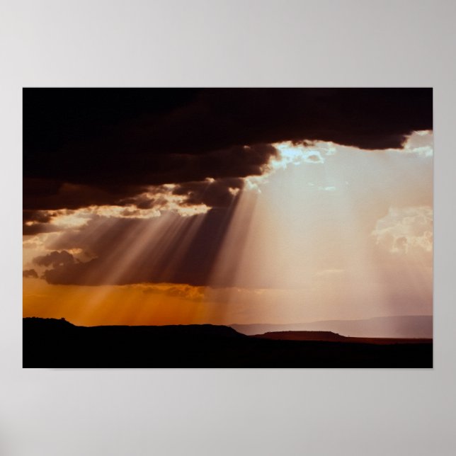 Póster Puesta de sol en el Masai Mara. 2 (Frente)