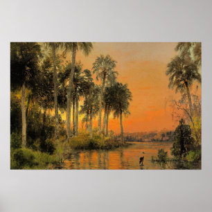 Póster Puesta de sol en Florida de Hermann Herzog