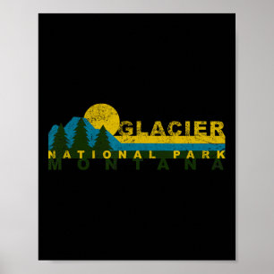 Póster Puesta de sol en las montañas del Parque Nacional