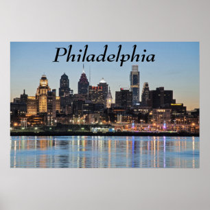 Póster Puesta de sol en Philly