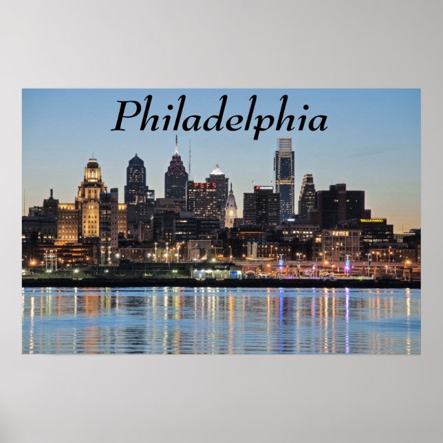 Póster Puesta de sol en Philly (Frente)