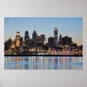 Póster Puesta de sol en Philly