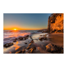 Puesta de sol en Victoria Beach