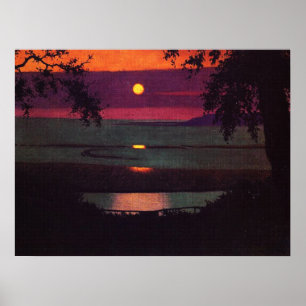 Póster Puesta de sol - Felix Vallotton