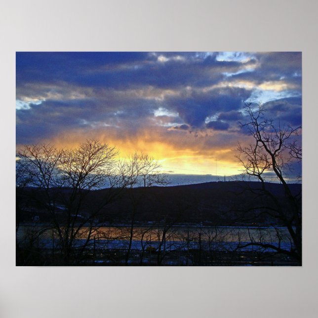 Póster Puesta del sol (Frente)