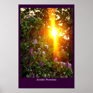 Póster Puesta del sol