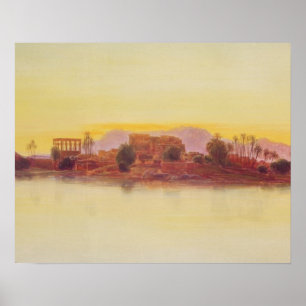 Póster Puesta del sol, 1861 (el panel)