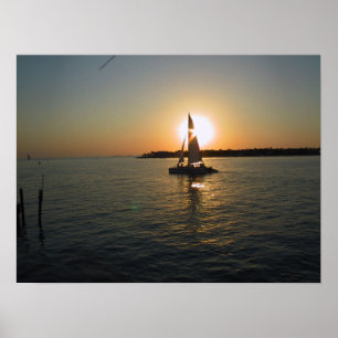 Póster Puesta del sol de Key West