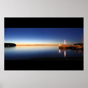 Póster Puesta del sol del condado de Door