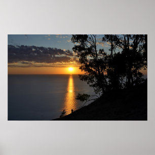 PÓSTER PUESTA DEL SOL DEL OSO EL DORMIR