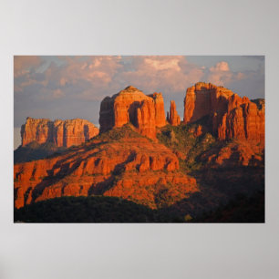 Póster Puesta del sol en la roca 394 de la catedral